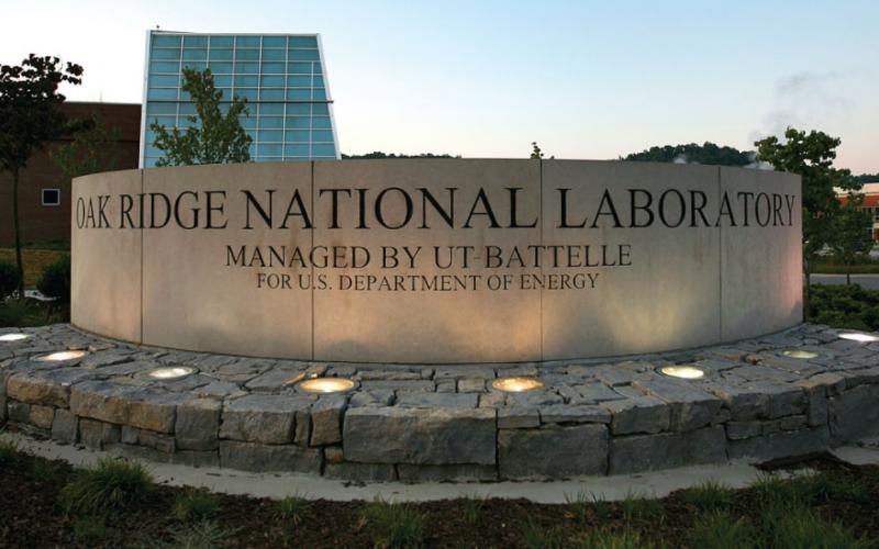 Oak Ridge National Laboratory sign