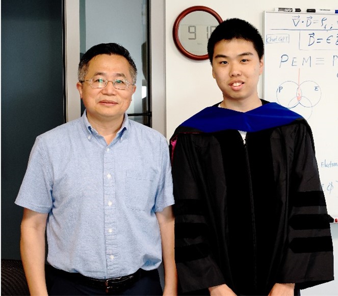 Zichen with Dr. GQ Lu