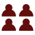 Silhouette of 4 people