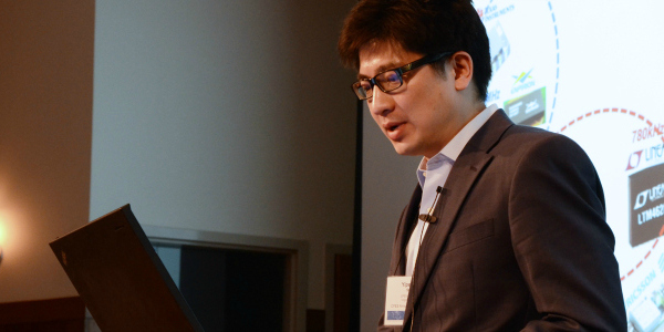 A CPES researcher gives a lecture